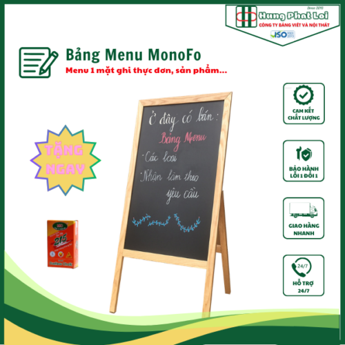 BẢNG MENU CÓ CHÂN ĐỨNG