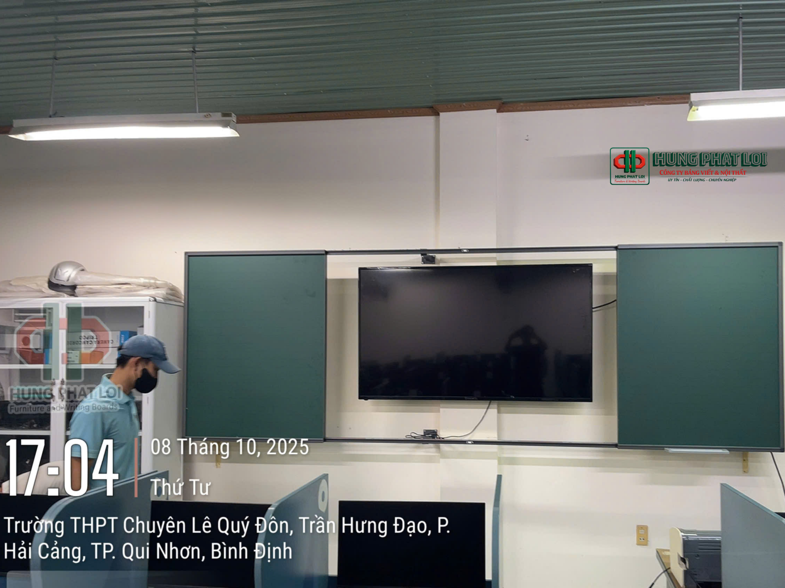 Lắp Đặt Bảng Trượt Và Nội Thất Tại Trường THPT Chuyên Lê Quý Đôn – Quy Nhơn