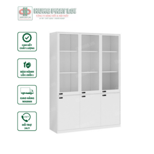 Tủ sắt 3 buồng 6 cánh mở TU09K7S